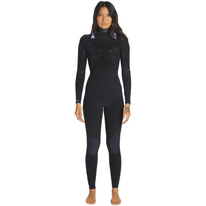 2024 Billabong Womens Salty Dayz Natural 5/4mm Chest Zip Wetsuit ABJW100197 - Black